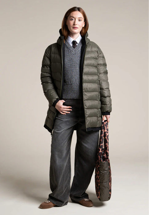 Doudoune longue Flotte Varennes Ombre kaki OMBRE KAKI