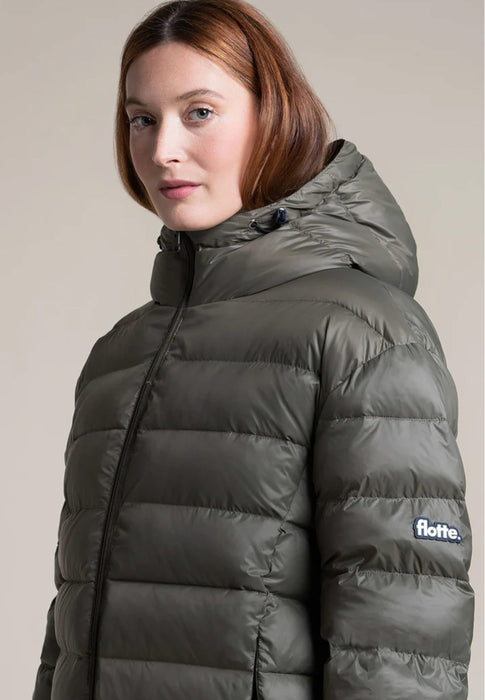 Doudoune longue Flotte Varennes Ombre kaki OMBRE KAKI