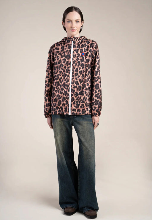Impermeable court Flotte Passy print New leopard NEW LEOPARD