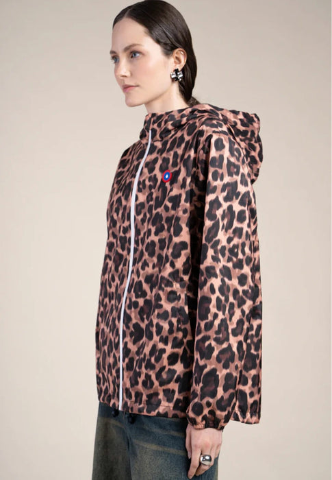 Impermeable court Flotte Passy print New leopard NEW LEOPARD