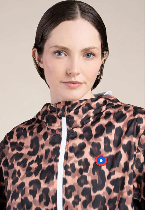 Impermeable court Flotte Passy print New leopard NEW LEOPARD