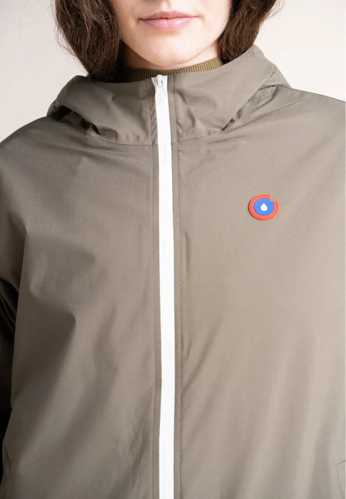 Impermeable court Flotte Lazare Kaki KAKI