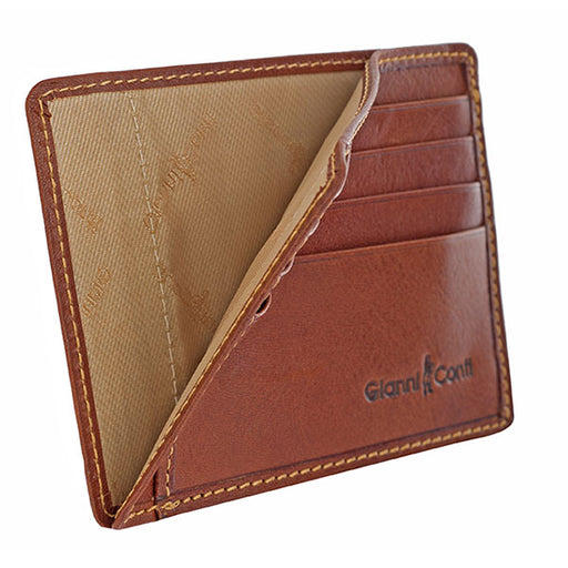 Porte cartes Gianni conti 917197 25 COGNAC