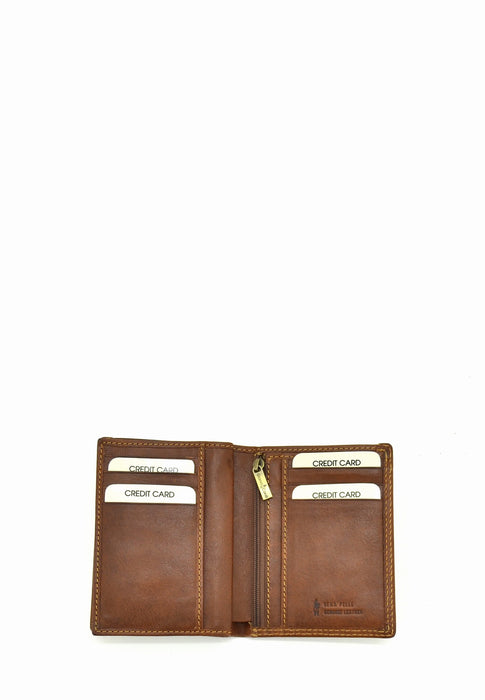 Petite maroquinerie Gianni conti Maremma 25 cognac 25 COGNAC