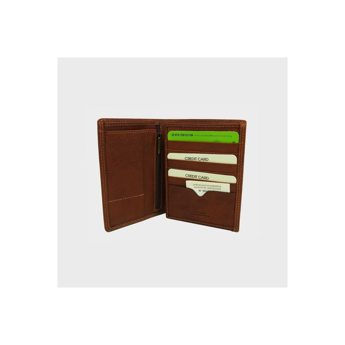 Porte feuille Gianni conti Maremma 918104 25 COGNAC