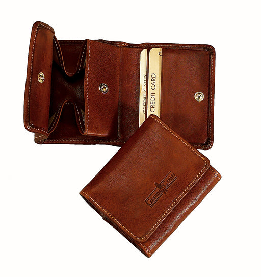 Porte monnaie Gianni conti Maremma 918101 25 COGNAC
