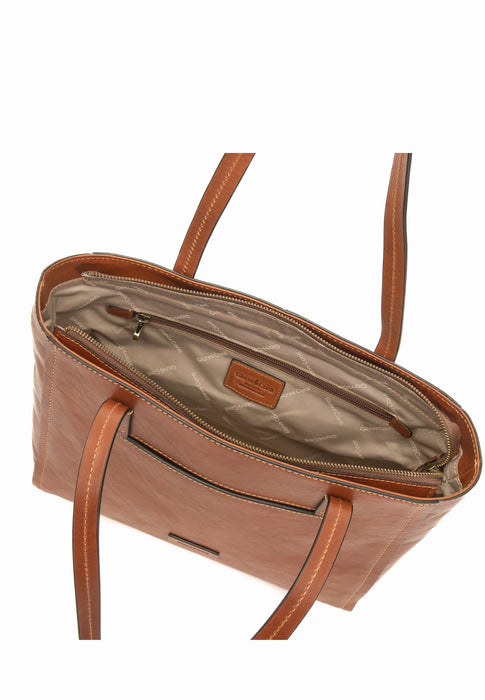 Sac cabas Gianni conti Maremma 913442 25  COGNAC