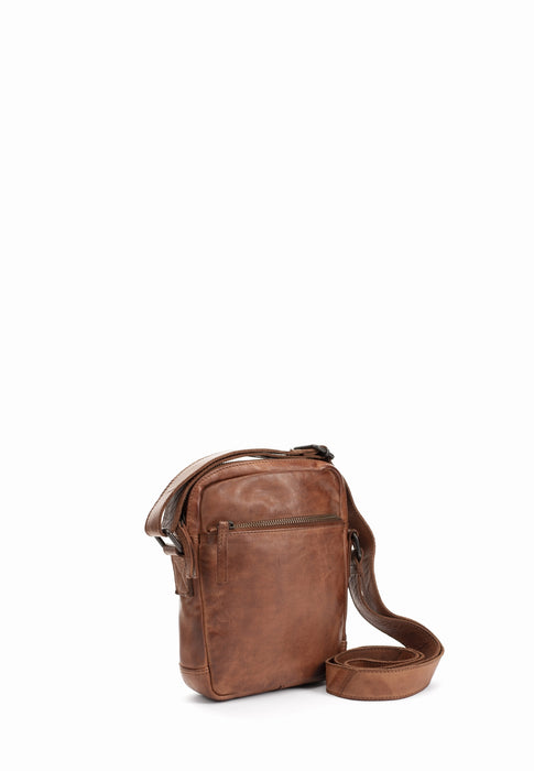 Sacoche Gianni conti Man 4102372 25  COGNAC
