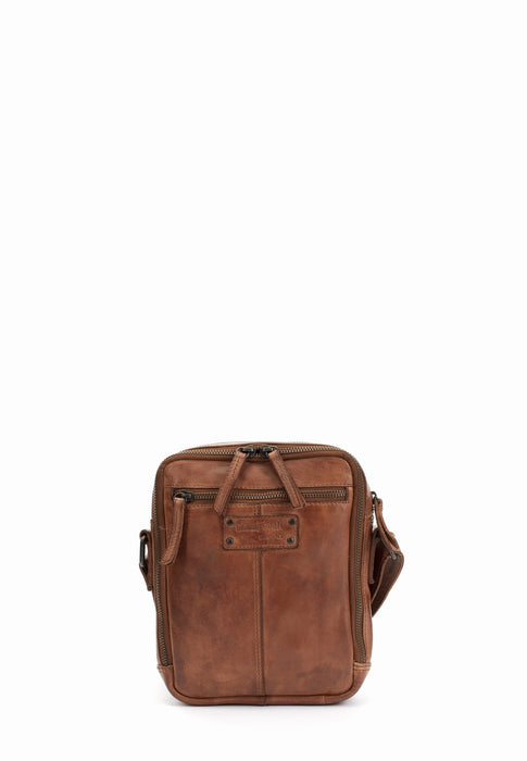 Sacoche Gianni conti Man 4102372 25  COGNAC