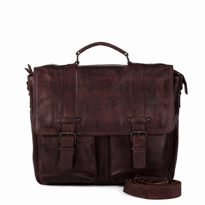 Serviette Gianni conti Man 4101282 20  MARRONE