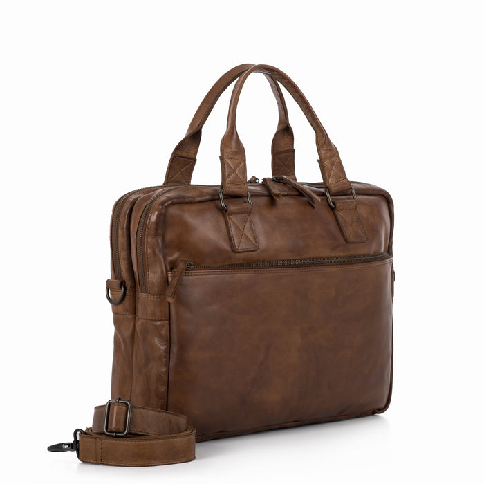 Serviette Gianni conti Man 4101283 25 COGNAC