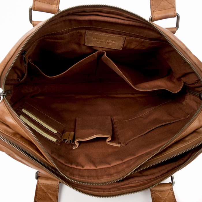 Serviette Gianni conti Man 4101283 25 COGNAC