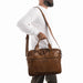 Serviette Gianni conti Man 4101283 25 COGNAC
