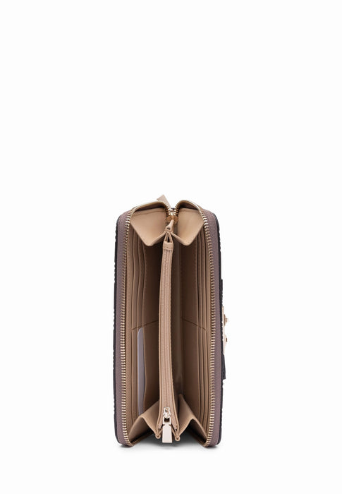 Compagnon Guess Carmella Swpd2225146 TAUPE LOGO