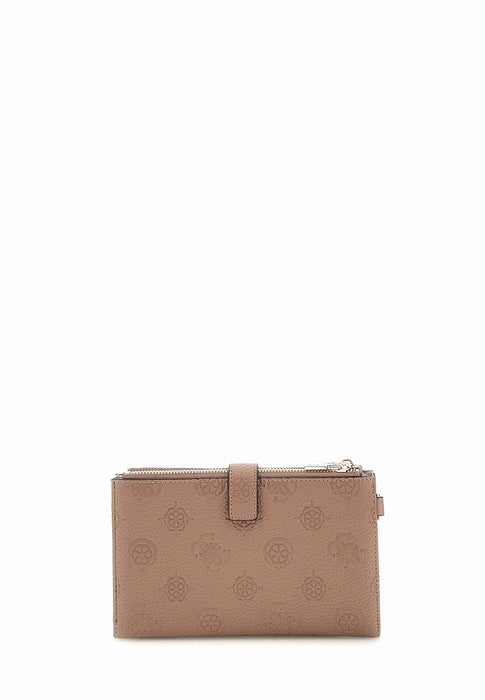Petite maroquinerie Guess Cresidia Dark taupe logo DARK TAUPE LOGO