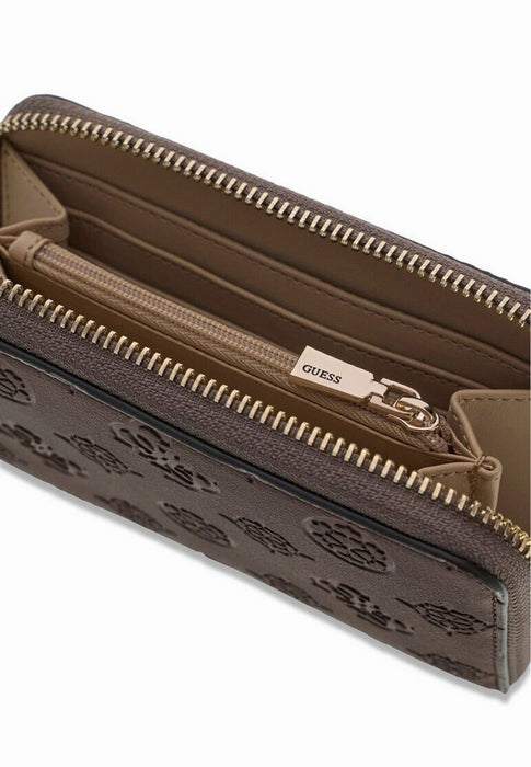 Porte feuille Guess Carmella Swpd2225140 TAUPE LOGO