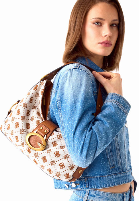 Sac a main Guess Camden Hwjb9308180 COGNAC LOGO