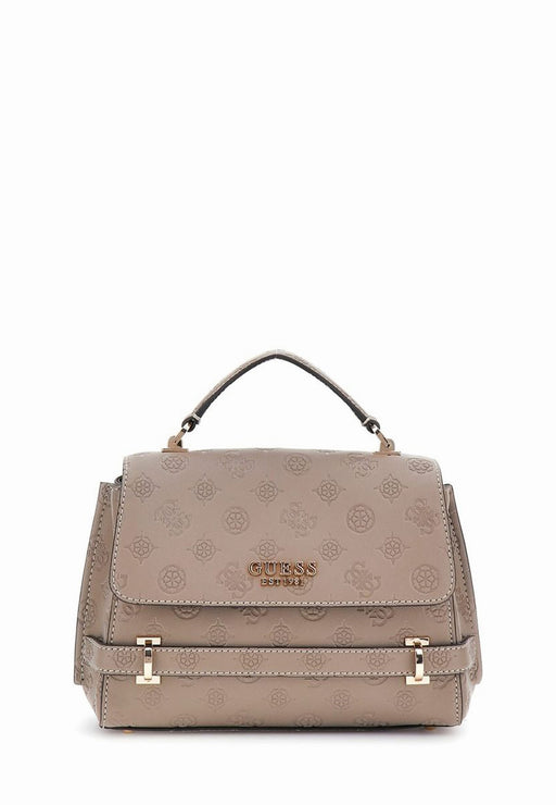 Guess Sac a main Zarela Hwpd9630200 Dark taupe logo DARK TAUPE LOGO