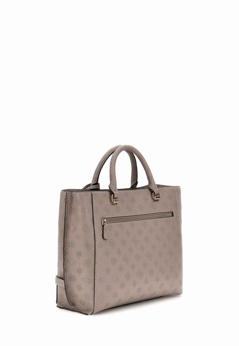 Guess Sac a main Zarela Hwpd9630220 Dark taupe logo DARK TAUPE LOGO