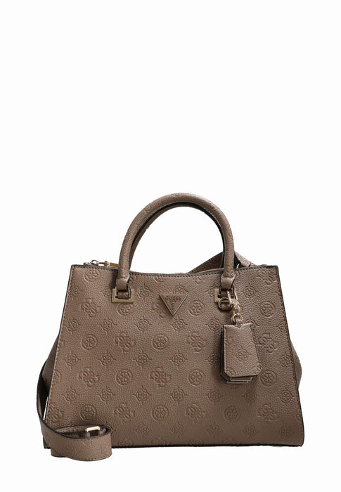 Sac Guess Cresidia Dark taupe logo DARK TAUPE LOGO