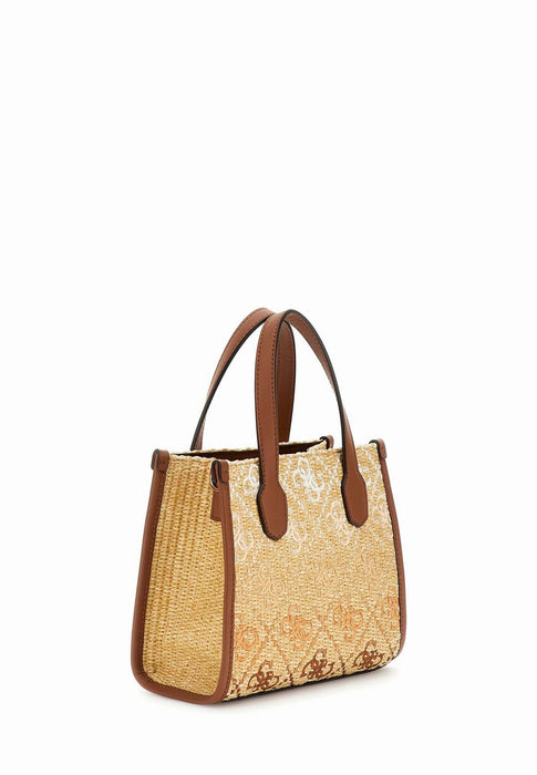 Guess Sac a main Silvana 2 Hwsw8665770 Cognac logo COGNAC LOGO