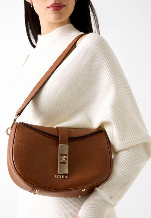 Sac bandouliere Guess Brooke Hwbg9897180 COGNAC