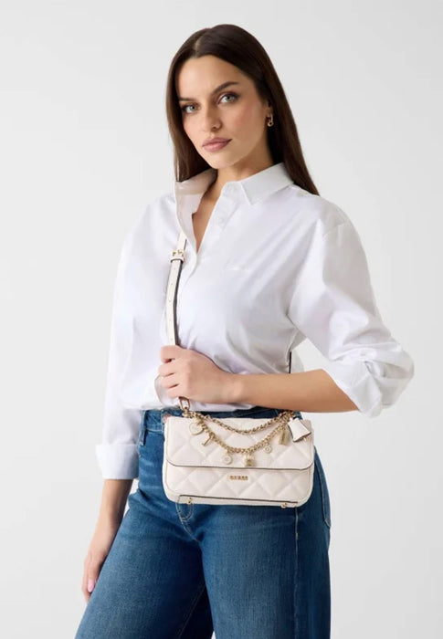 Sac bandouliere Guess Libby Hwgg9912200 OFF WHITE