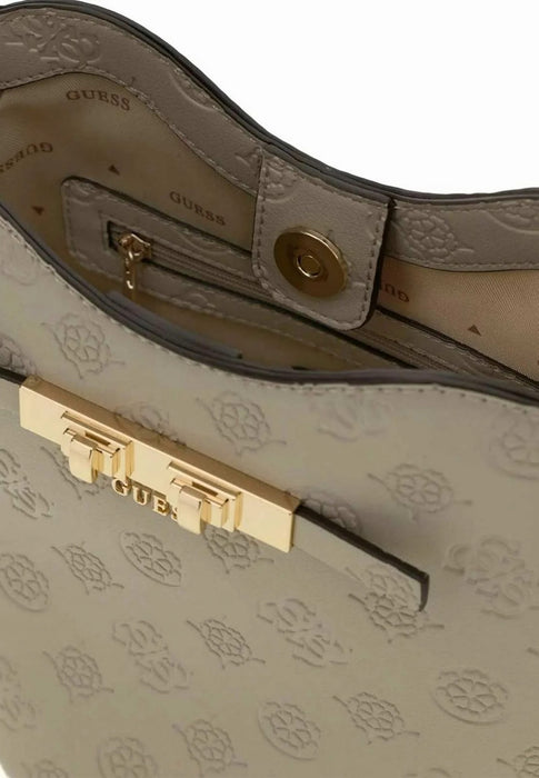 Sac bandouliere Guess Carmella Hwpd2225030 BONE LOGO