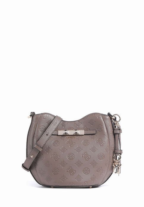 Sac bandouliere Guess Carmella Hwpd2225030 TAUPE LOGO