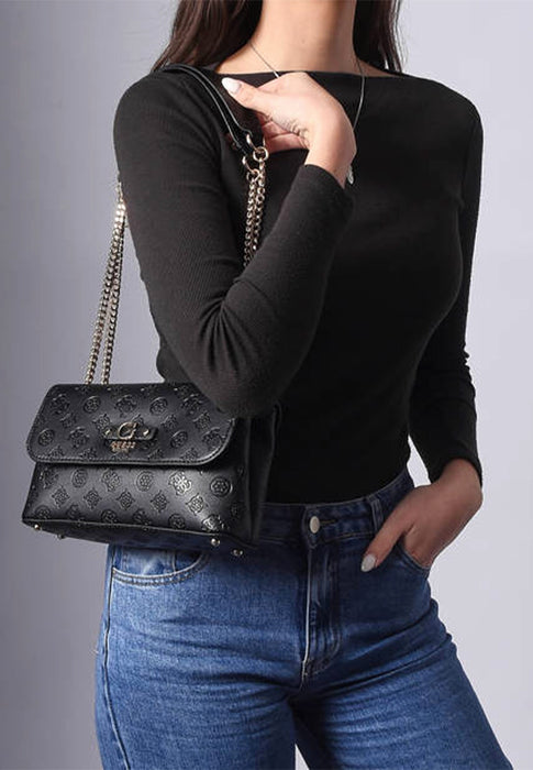 Sac bandouliere Guess Dita Hwpd7602210 BLACK LOGO