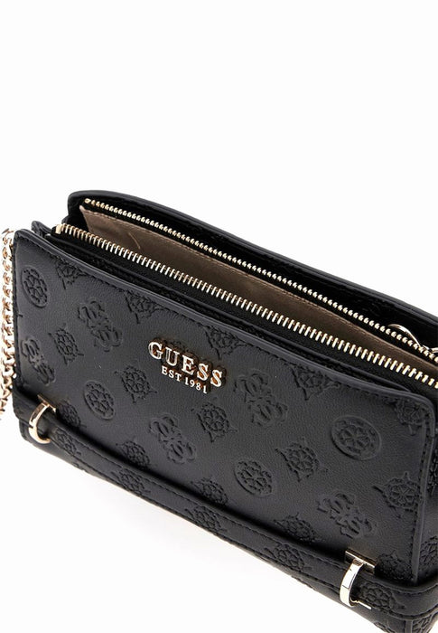 Guess Sac bandouliere Zarela Hwpd9630720 Black logo BLACK LOGO