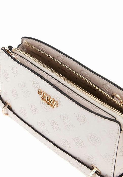 Guess Sac bandouliere Zarela Hwpd9630720 Off white logo OFF WHITE LOGO