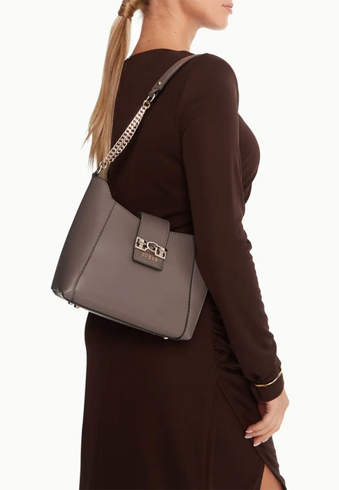 Sac bandouliere Guess Jane Hwvg9891010 DARK TAUPE