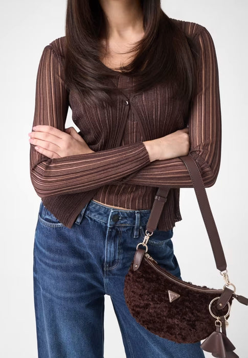 Sac bandouliere Guess Katie Hwwg2253180 ESPRESSO