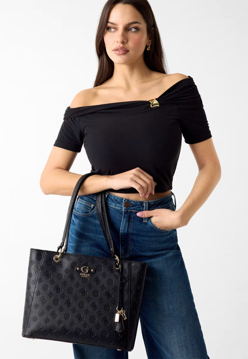 Sac cabas Guess Dita Hwpd7602250 BLACK LOGO