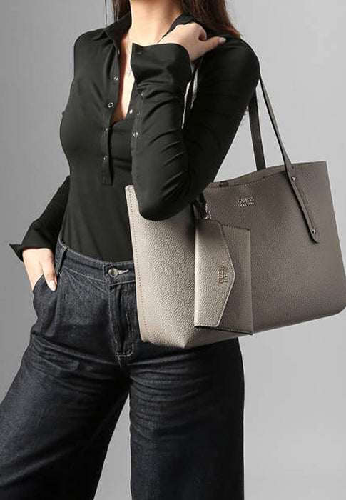 Sac cabas Guess Brenton Hwpg9648230 DARK TAUPE