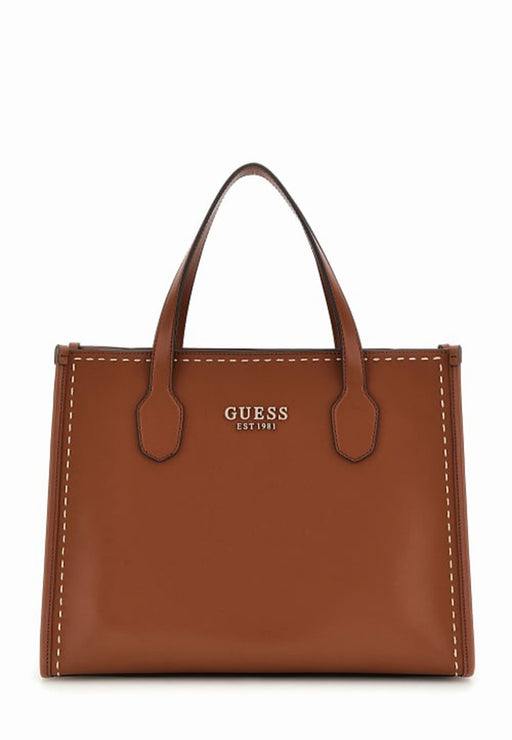 Guess Sac cabas Silvana Hwvc8665220 COGNAC