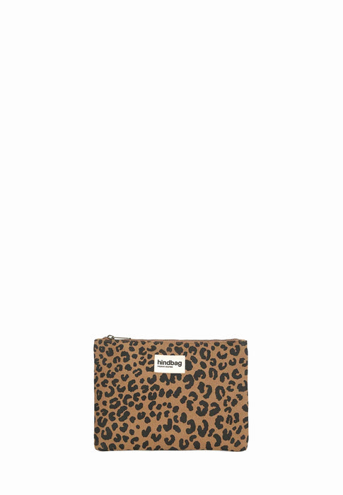 Pochette Hindbag Ema Hb ema LEOPARD CANNELLE