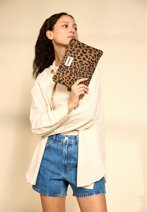 Pochette Hindbag Ema Hb ema LEOPARD CANNELLE