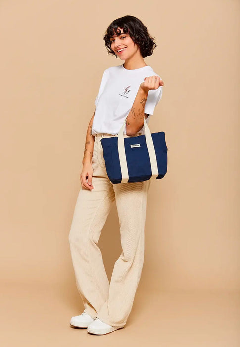 Hindbag Sac a main Louise Navy blue NAVY BLUE