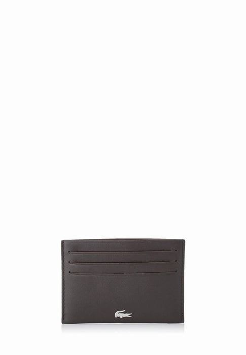 Lacoste Porte carte Fitzgerald Nh1346fg 028 dark brown 028 DARK BROWN