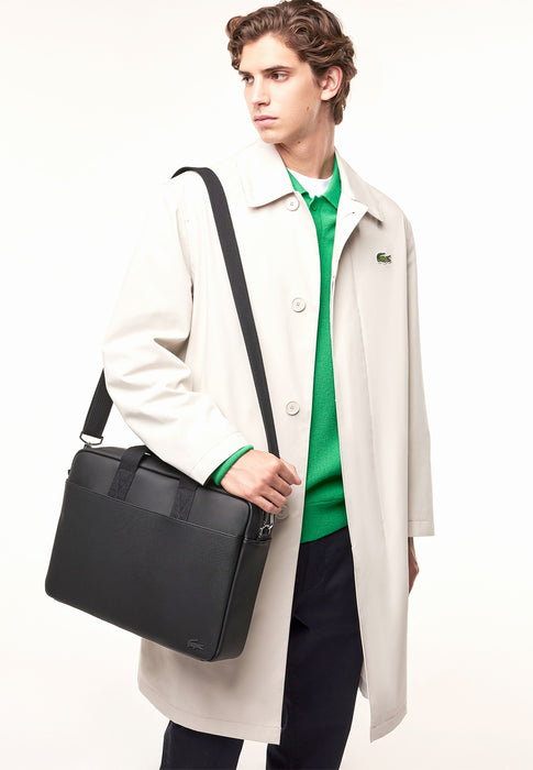 Lacoste Porte documents Men s classic Nh4429hc 000 noir 000 NOIR