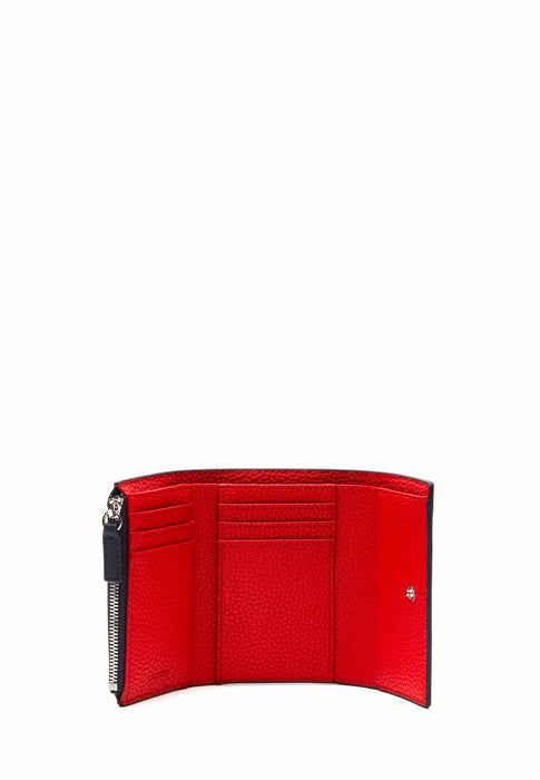 Porte feuille Lacoste Anna Nf4190aa B50 PEACOAT SALSA