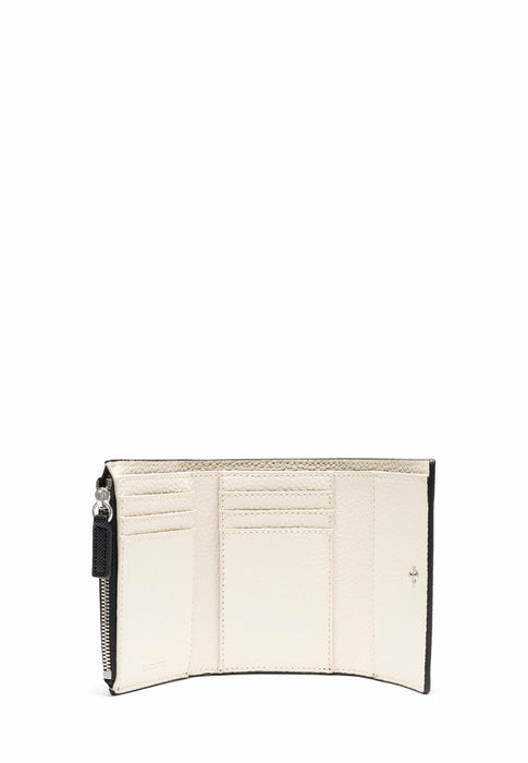 Porte feuille Lacoste Anna Nf4190aa M66 NOIR FARINE