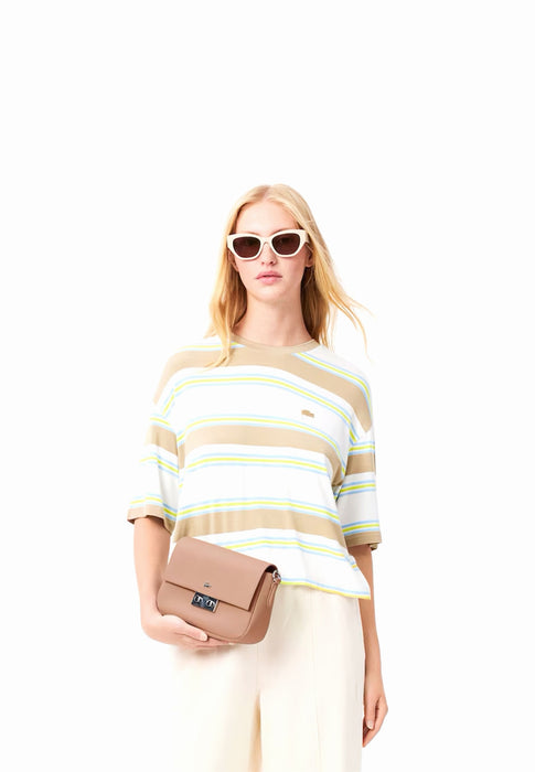 Sac bandouliere Lacoste Daily city Nf4757dz N81 TAUPE