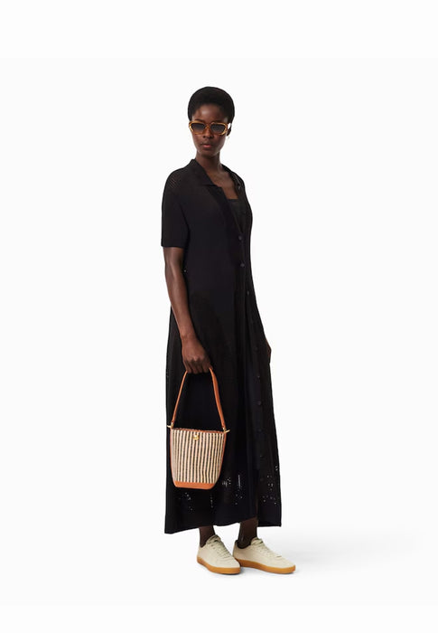 Sac bandouliere Lacoste Tennis bliss Nf5246pb T46 NAT NOIR TAN