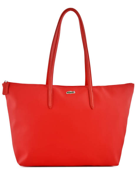 Lacoste Sac cabas L.12.12 concept Rouge Nf1888po 883 HIGH RISK RED