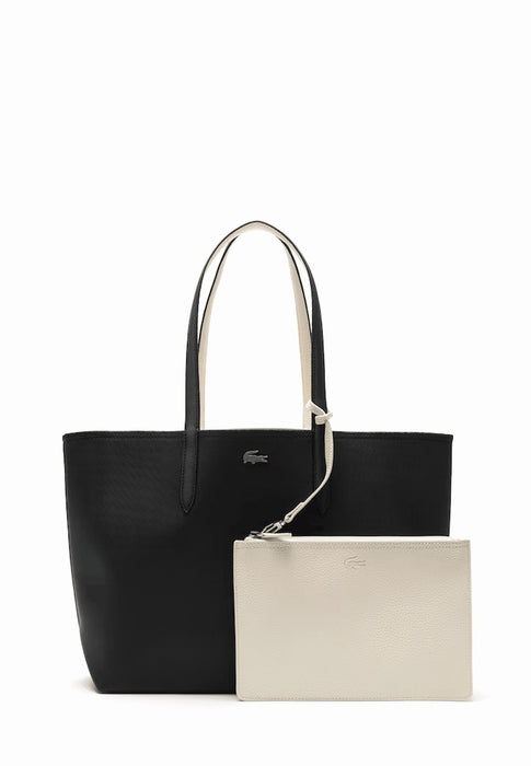 Sac cabas Lacoste Anna Nf2142aa M66 NOIR FARINE