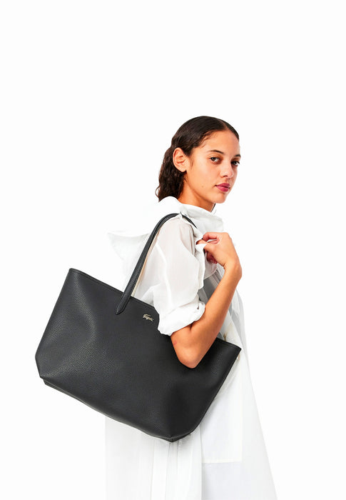 Sac cabas Lacoste Anna Nf4823aa M66 NOIR FARINE
