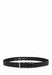 Ceinture Lancaster Ceinture vegetal homm 601-12 NOIR